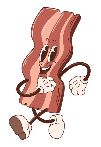 Bacon mascot